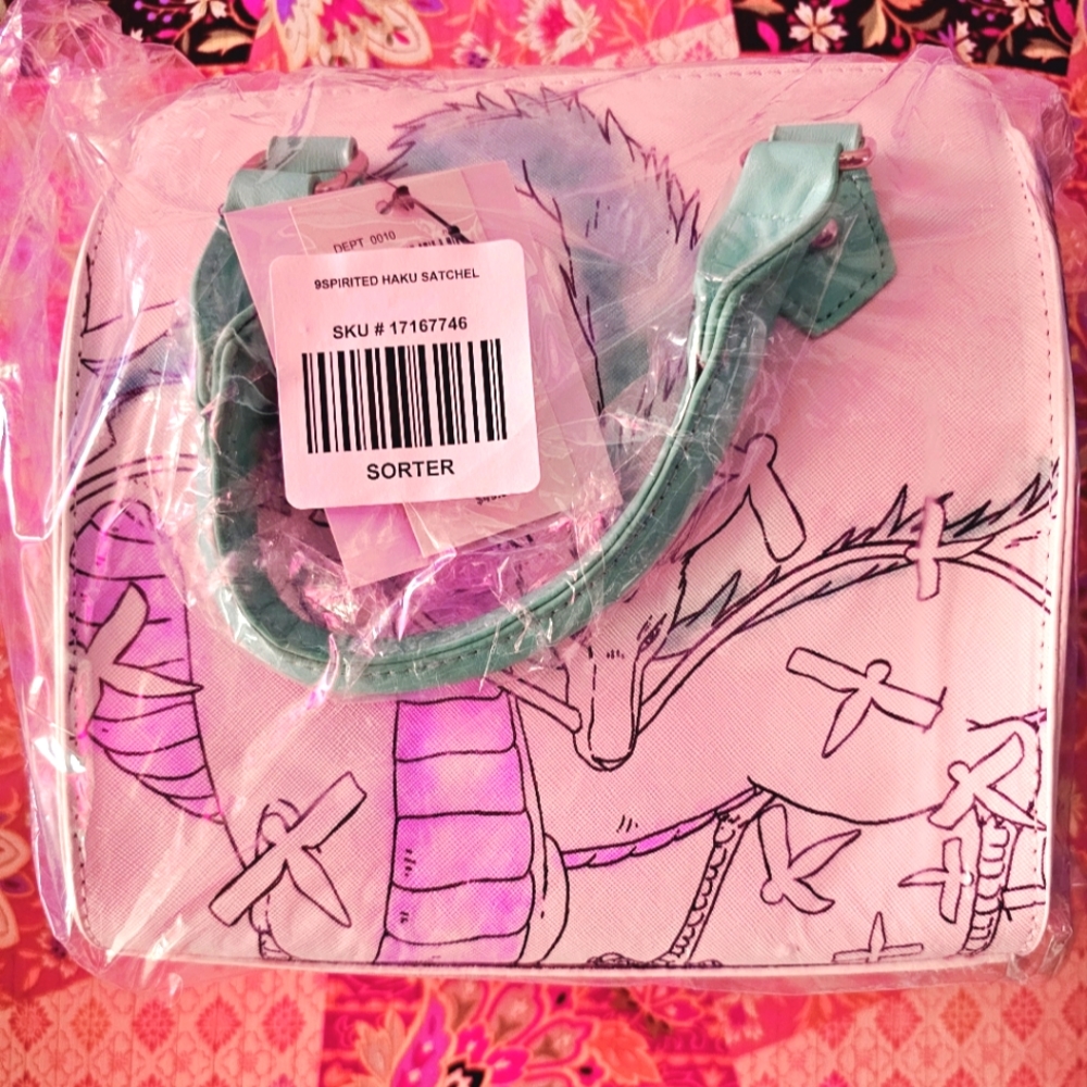 Studio Ghibli Spirited Away Haku Mini Satchel Bag